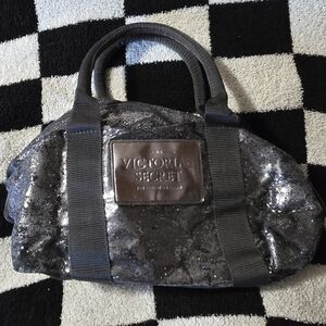 Victoria's Secret "The Sexiest On Earth" glitter bag 12"6"×8"